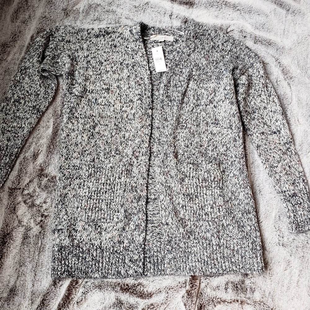 Loft Muticolor Long Sleeve Sweater - Picture 3 of 8